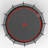 YC 16FT Trampoline Pumpkin- Black Red