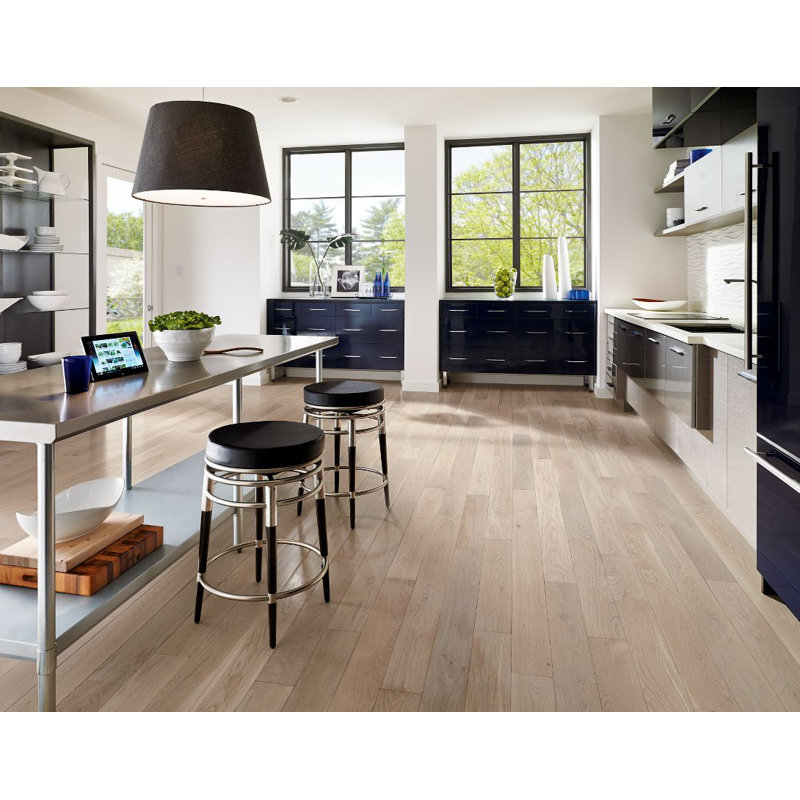 Parquet en chêne massif de 3/4 po d'épaisseur x 5 po de largeur x de longueur variable