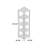 Apfelstadt Solid Wood Freestanding Bathroom Shelves