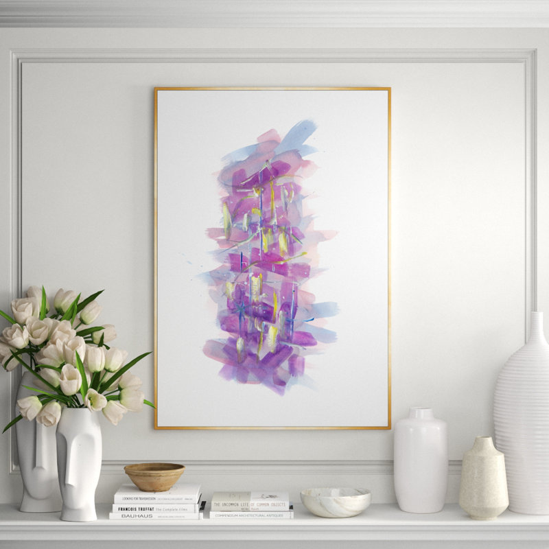Brush Me II Print by Helen Parker, 45.5" H x 31.5" W, Image Brush Gel