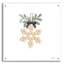 «Farmhouse Ornament II» par Sara Baker, art mural en verre acrylique, 24 po x 24 po-101754018