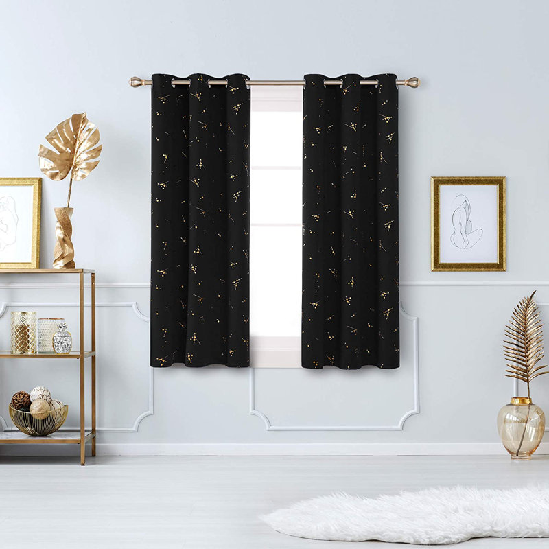 Makvala Room Darkening Curtain Pair, Purple Grape, 42" W x 84" L