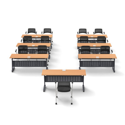 13 Person Training Meeting Seminar Tables Set