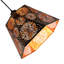 25cm H Metal Square Pendant Shade ( No Direct Attachment Method ) in Black