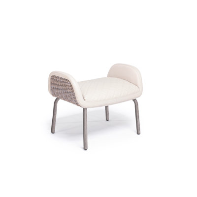 Elba Wicker Outdoor Ottoman