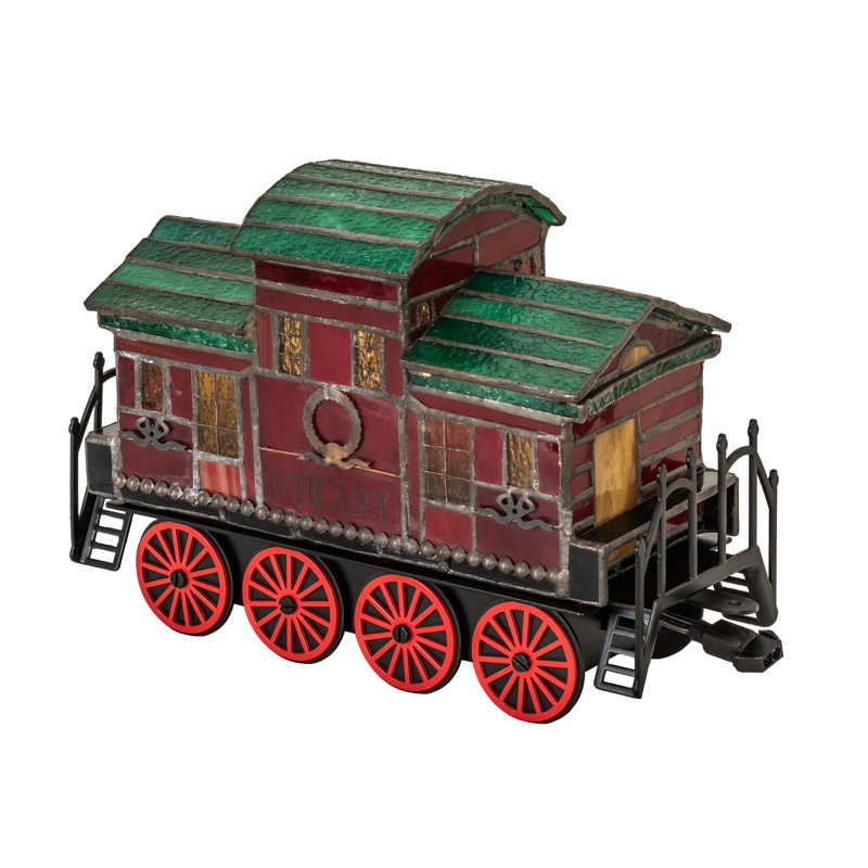 9'' Transportation Themed Lighted Art Glass