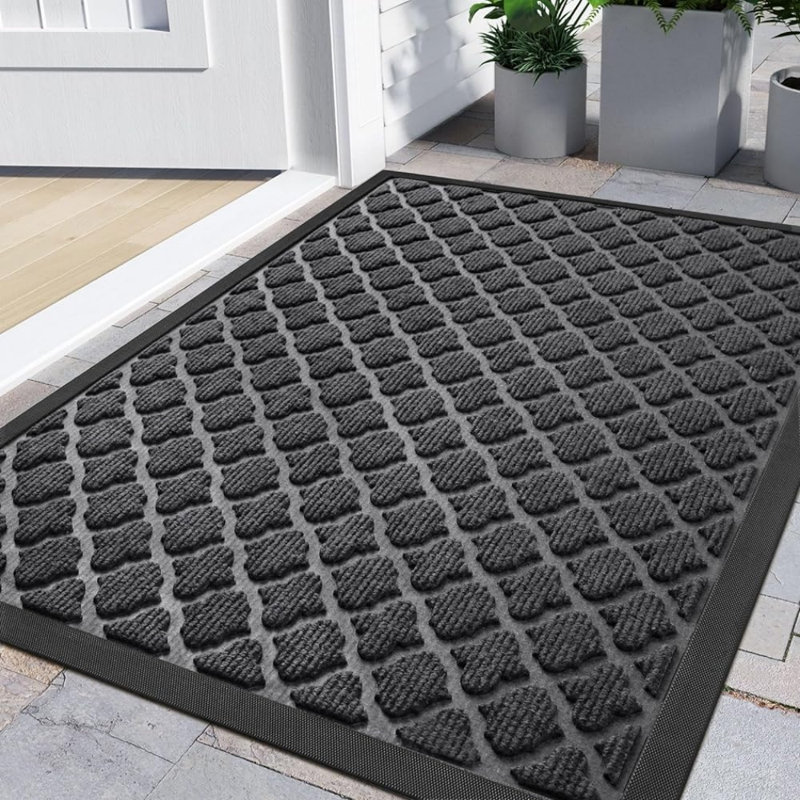 Paillasson Verdeen, L 35,5 po x L 59 po, Gris foncé