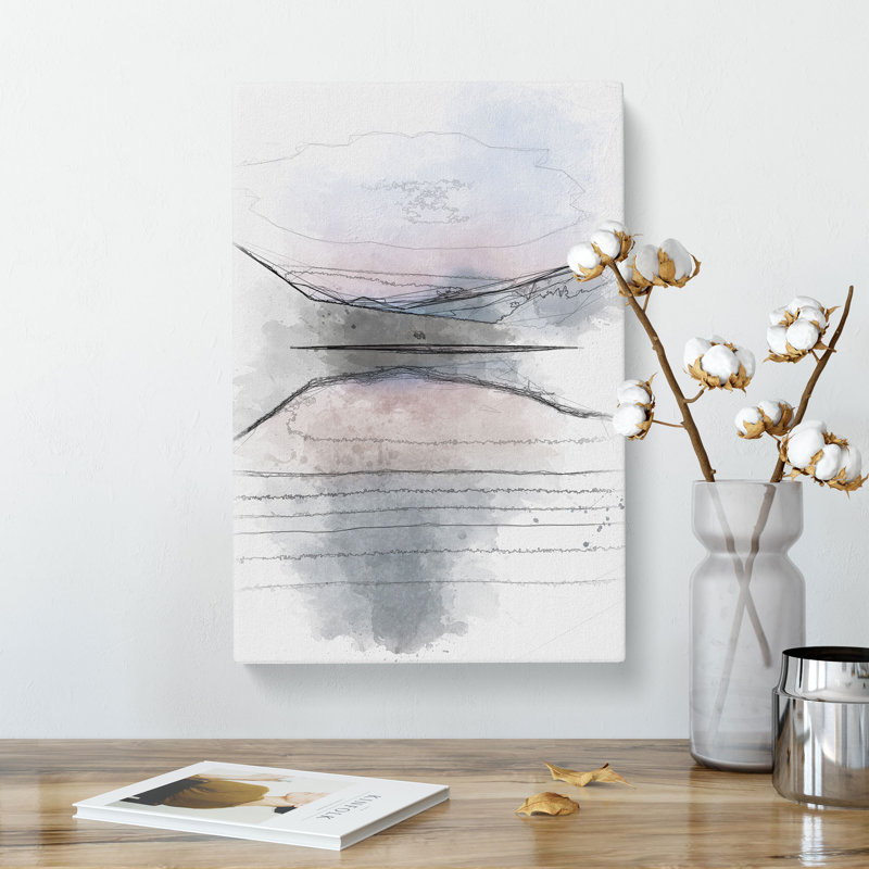 Italian Lake - Wrapped Canvas Print, 50cm H x 35cm W x 3cm D