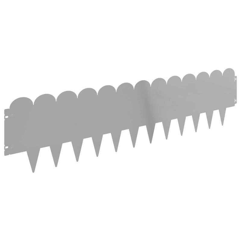 103cm W Steel Lawn Edging, 25cm H x 103cm W