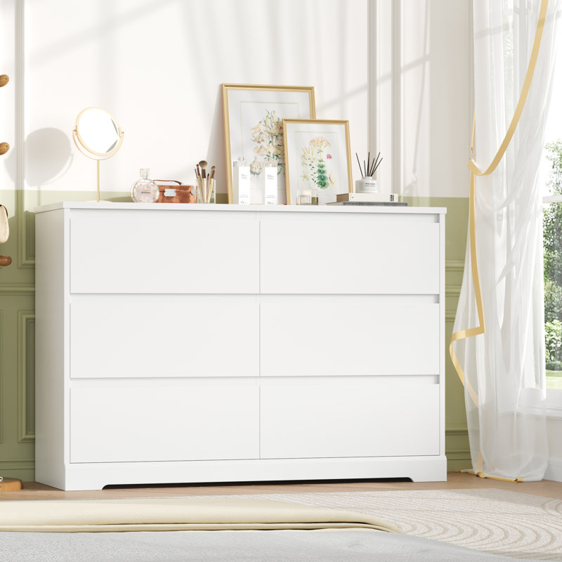 White Nursery Dresser with Soft Close Drawers