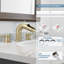 Widespread Faucet 2-handle Bathroom Faucet with Drain Assembly-100246444