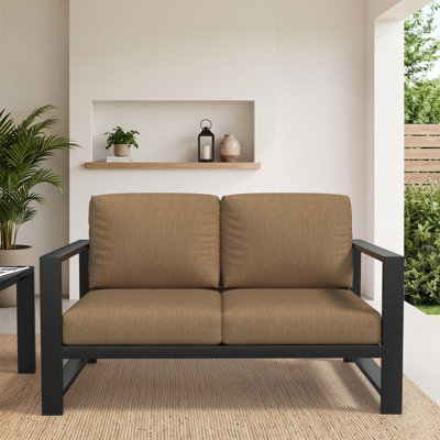 Causeuse d'extérieur avec coussins Sunbrella® Trasdamad