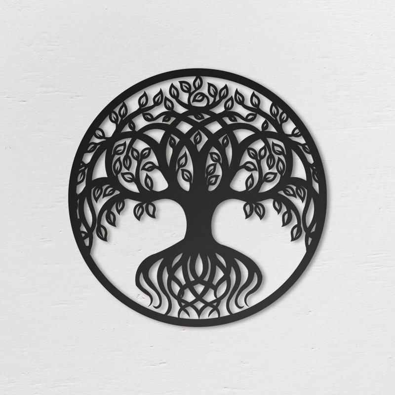 Traditional Trees And Nature Wall Decor on Metal