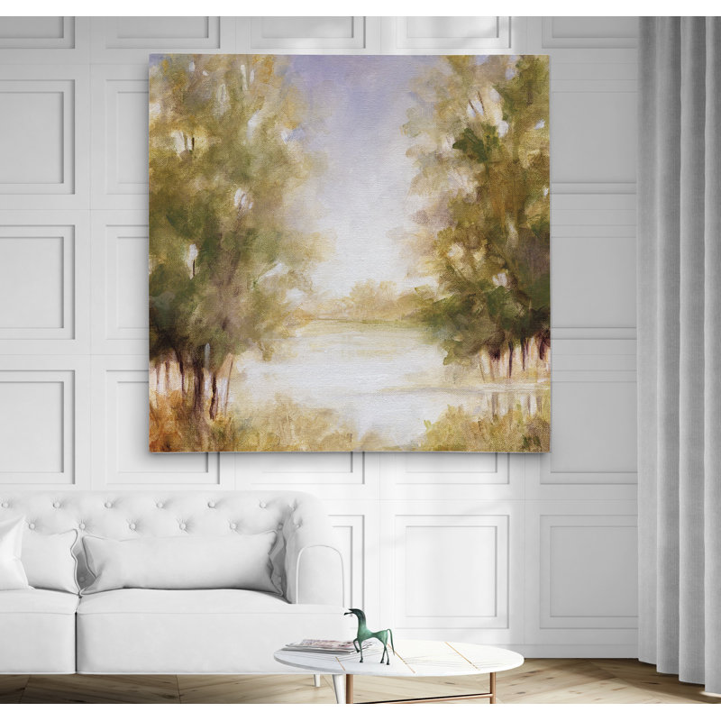« doucement oliveraiess ii », reproduction de peinture à l’huile, H 16 po x l 16 po x P 1,5 po, Toile tendue
