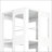 4-Tier All-Steel Rotating Bookshelf With 360° Wheels-1009076491