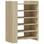 Shoe Cabinet 74.5X37.5X100 Cm Engineered Wood-673456751