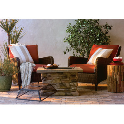 Mosca Wicker Outdoor Lounge Chair