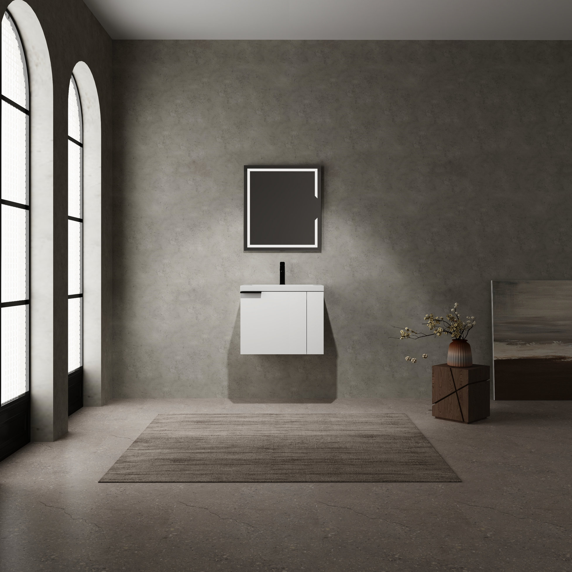 Curated visual reference: Hokku Designs 24 Bathroom Vanity With Sink For Big Zones Photo Inspiration
