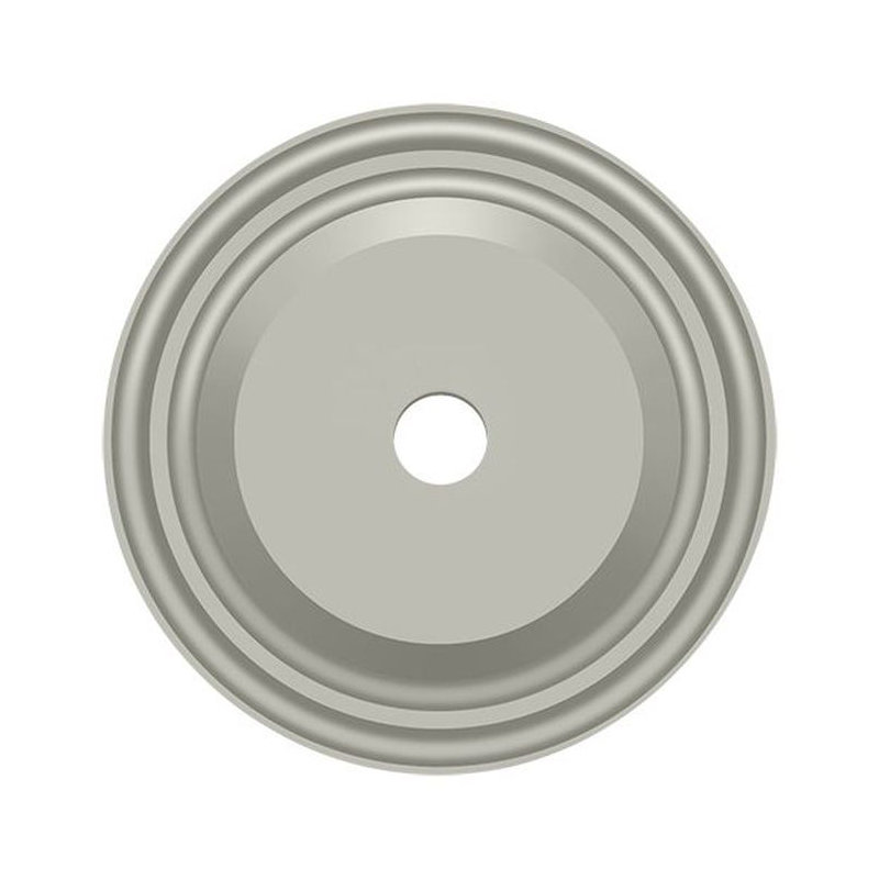 Deltana BPRC150U15 Base Plate for Knobs, 1-1/2" Diam. in Brushed Nickel, Brushed Nickel