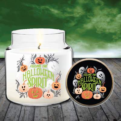 Bougie 21 oz avec couvercle en bois Spirit II