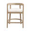 Tabouret de comptoir en bois d'hévéa Gurseese-875389646-884158200
