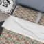 Rose, bleu et orange - Ensemble de housse de couette moderne - Microfibre de polyester-1183961953