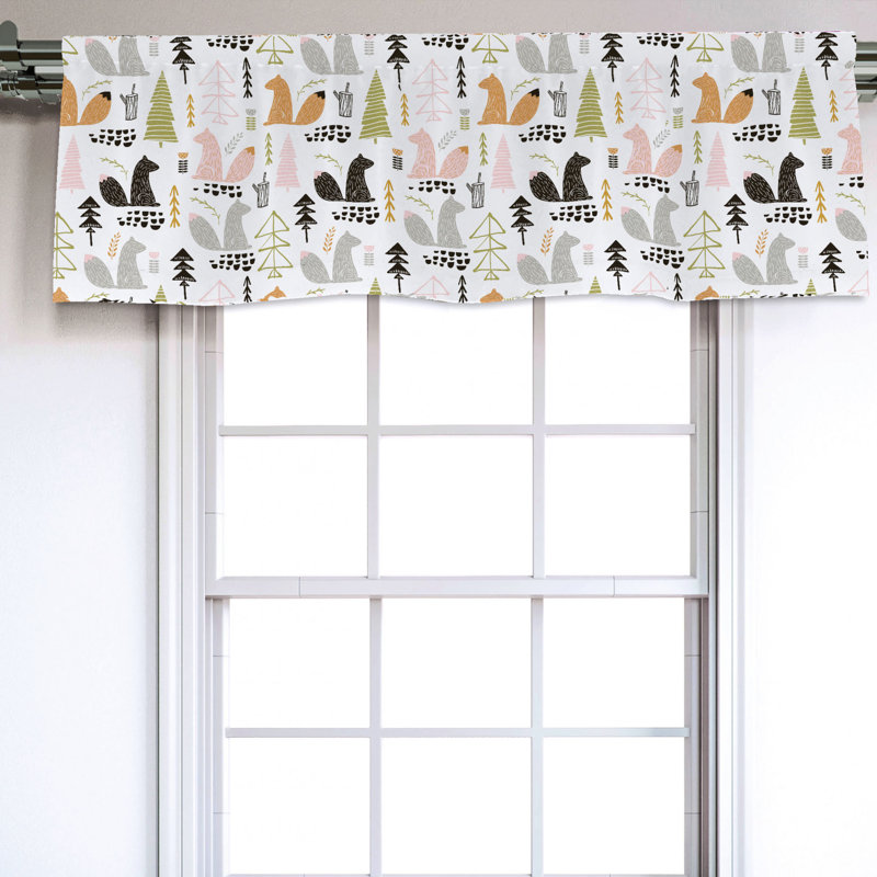 Sateen Ruffled Window Valance