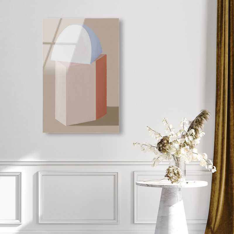 Sculptural Composition Print by Oliver Gal, 36"H x 54"W, High-Gloss Acrylic Print