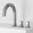 Hart Widespread 3-Hole Bathroom Faucet, 2-Handle High Arc With Hexagon Knob Handles In Brushed Nickel-62421225