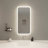 40 Inch Rectangle LED Front and Backlit Wall Mirror in Silver-591679135-591679202