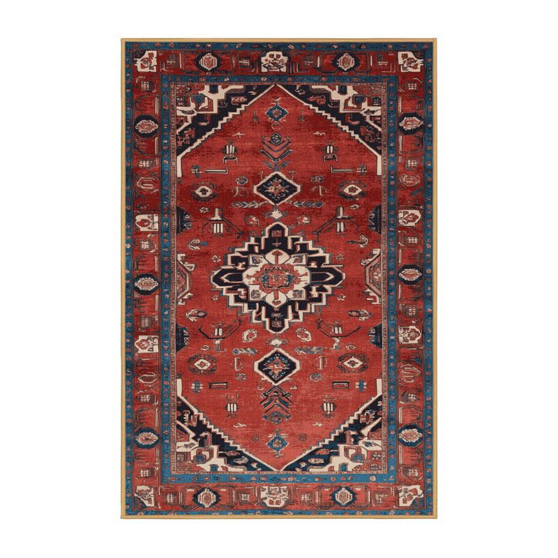 Tapis brun lavable à la machine, Tapis de couloir 2 pi x 4 pi