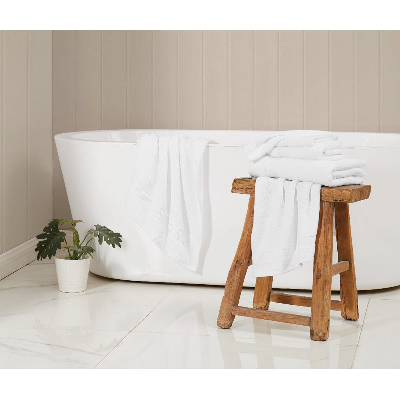 Truly Soft Quick Dry Ivory 6 Piece Towel Set, White