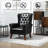 Dreggors Faux Leather Wingback Chair-1643405209