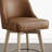 Swivel Upholstered Counter Stool-1097643457