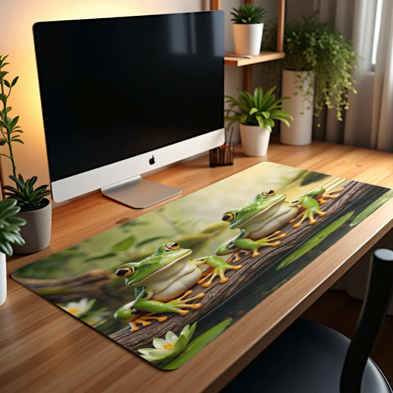 Polyester Desk Pad, 14.4x12.1