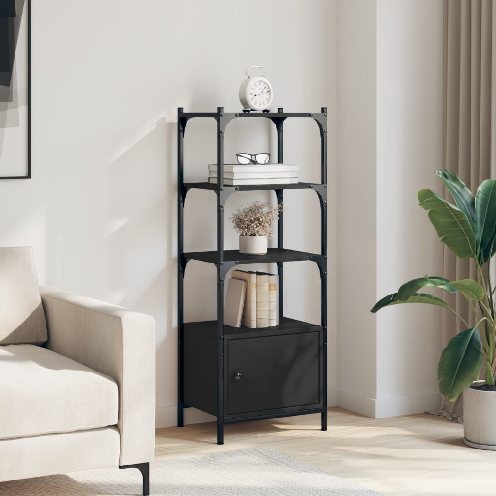 109.5cm H x 41cm W Metal Standard Bookcase