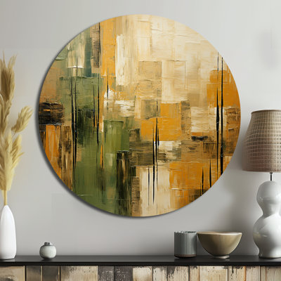 Duhon - Abstract Round Metal Art