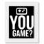«You Game inversée», art encadré-47973744-47973748