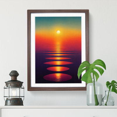 Epic Sunset View - Single Picture Frame Print