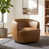 Cognac Faux Leather