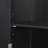 Tall Bathroom Storage Cabinet, Freestanding Storage Cabinet With Two Different Size Drawers And Adjustable Shelf, MDF Board With Painted Finish, Black-665700527