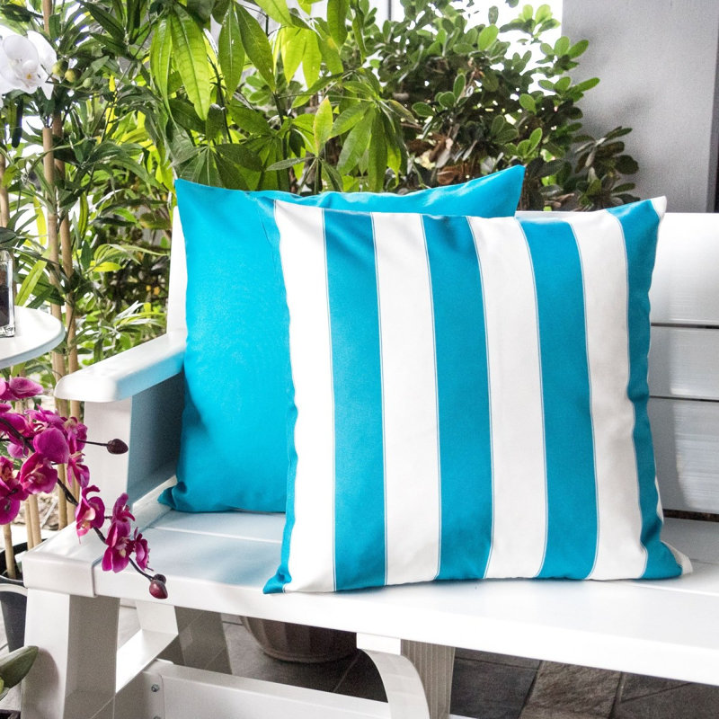 Coussin Horizon, Turquoise