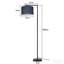 Jaesa 166cm Swing Arm Floor Lamp-1676672650