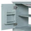 Meuble-lavabo 30 po sans lavabo, base seulement, armoire de salle de bain multifonctionnelle avec portes et tiroir, structure solide et panneau de fibres à densité moyenne, vert