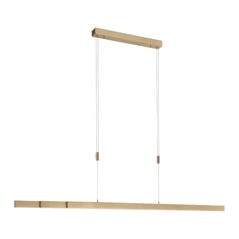 Hedgevale 3 - Light LED Kitchen Island Pendant, Brass
