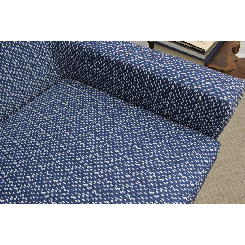 Donham Upholstered Accent Chair, Navy