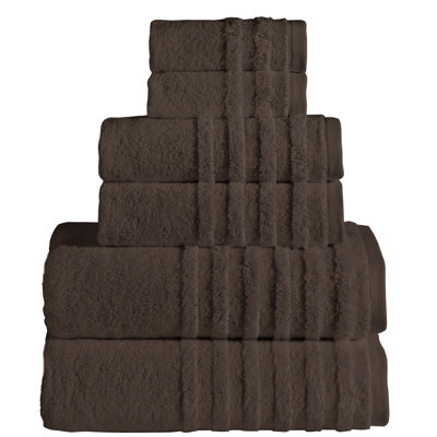 Dorothea 6 Piece 100% Cotton Towel Set by SaaSoh