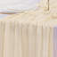 Chemin de table en étamine Cheesecloth-959831287-959831286