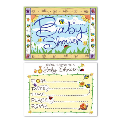 B est pour l’invitation à bébé