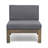 LSHAPE SOFA SET, DARK GREY